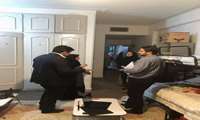 بازدید مدیر امور اجرایی و مدیر امور دانشجویی از خوابگاه سرشار