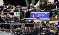 حضور معاون فرهنگی و دانشجویی و مدیران معاونت دانشگاه علوم پزشکی شهید بهشتی در برنامه عهد جنبش دانشجویی