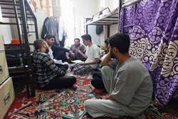 بازدید مدیر امور دانشجویی از خوابگاه فردوس 